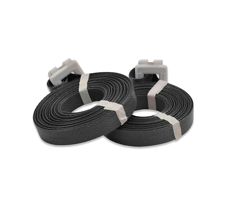 1/2 X 17' Black PreCut Strapping Allied Industrial Supplies